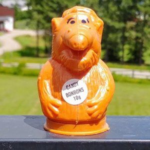 Vintage Alf Candy Dispenser with candy still inside